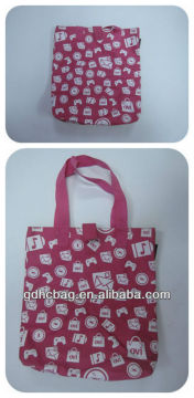 HOT SALES Sweet Fashion Beautiful Non Woven with Printing Lovely Pattern Shopping Bag for Girl,Lady