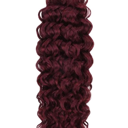 Burgundy Human Hair Bundles 99J Water Wave Hair