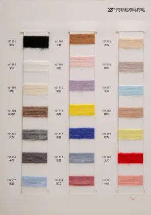 Wholesale Fancy Yarns: Nylon Acrylic Wool Mohair Blend from Italy