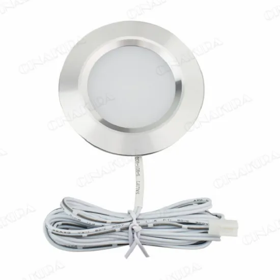 Under Cabinet Lighting 12V 3W Recessed Mount Wired Puck Light Wired Puck Light for Kitchen,Wardrobe, Showcase Display