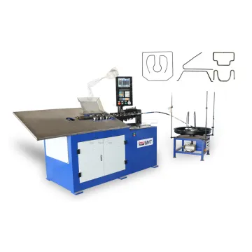 Automatic Wire Bending Machine: Uncoiling, 2D CNC Processing for Iron and Steel Wire Folding
