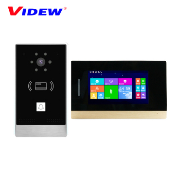 Teléfono de videos de 2 cilindros IP intercomunicador de video para la seguridad de Bulidy