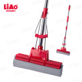 A130053 LiAo 32CM PVA esponja esfregão mãos livres limpador de piso auto torcido