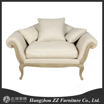 Antique french country one seat sofa
