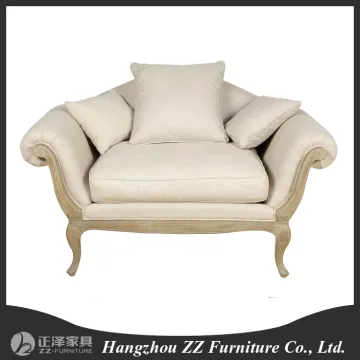Antique french country one seat sofa