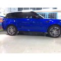 Royal Blue Car Vinyl Wrap Farbverschiebung Dehnung