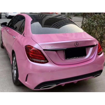 metallic gloss pink car wrap vinyl