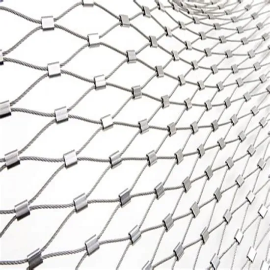 Stainless steel wire rope mesh for decoration protection