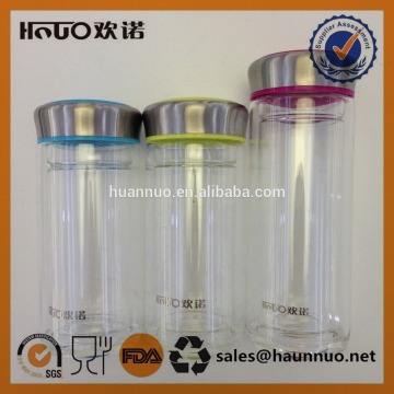 heat-resistant unbreakable glass water bottle