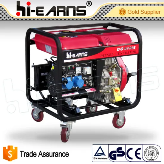3KW electric Open diesel generator DG4000E