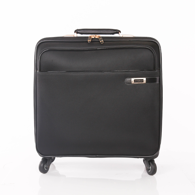 resistant PU leather luggage bags