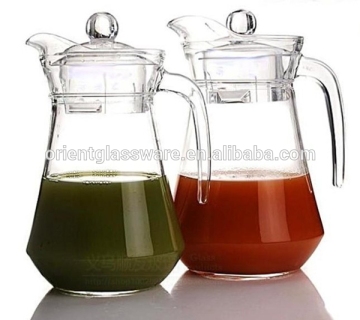 1.3 Liter glass pitcher heat resistant glass pitcher