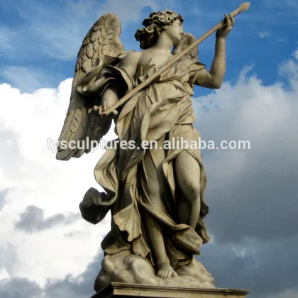 World famous stone famous male angel statue marble angel sculptures