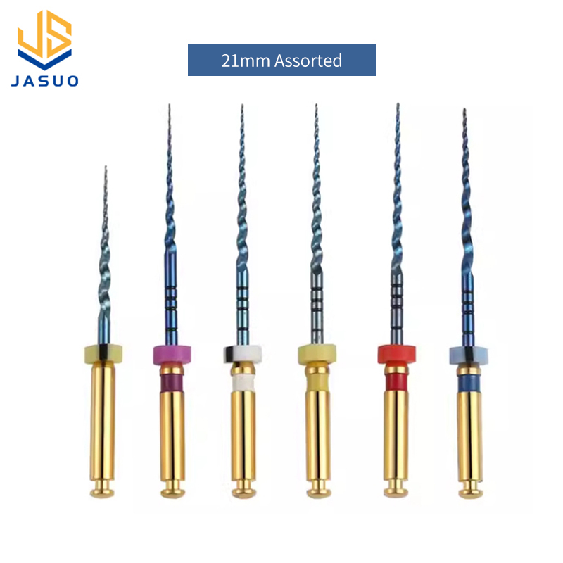 Dental Root Canal File Equipment Stainless Steel Dental K Files Niti Blue Dental Rotary Endodontic Files