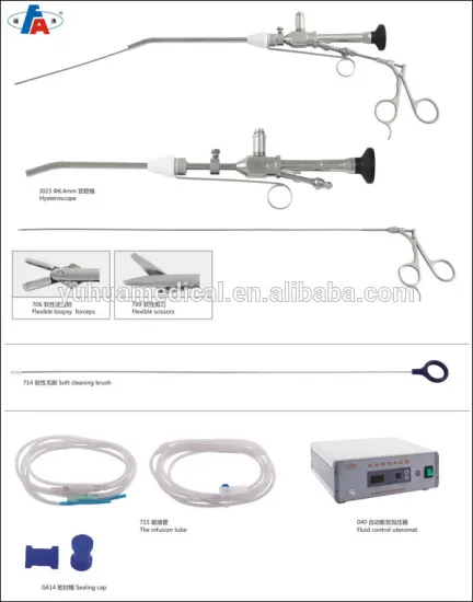 Medical gynaecology hysteroscope surgical instrument set/kit for women surgery