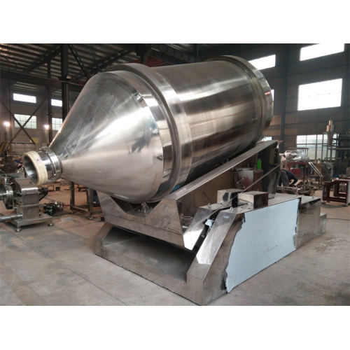 2D rotary drum batch mixer for dry powder