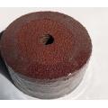 Aluminum oxide fiber disc finishing