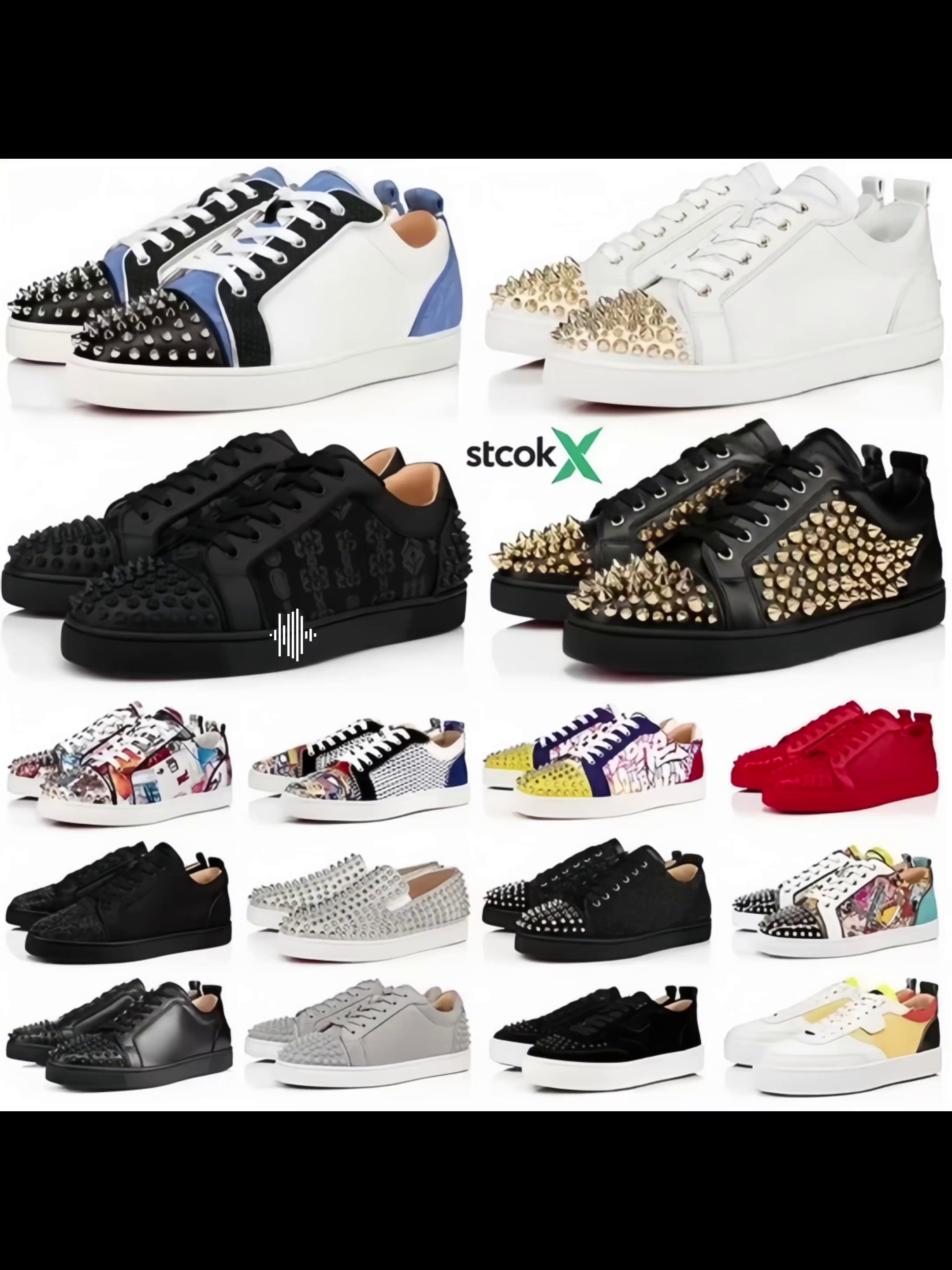 Red Bottom Designer Shoes - Luxury Flat Casual Shoes for Women and Men