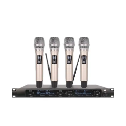 Wholesale 4-Channel Wireless Lavalier and Lapel Microphones