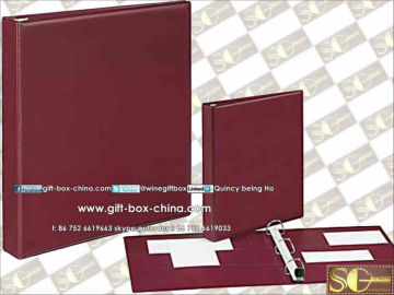A5 file folder with ring binder