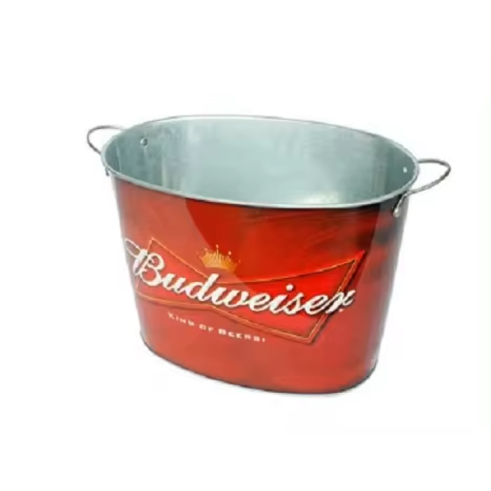 DADI 15L Galvanized Metal Ice Bucket with Handle