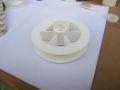 Witte nylon wielen Roller kunststof ABS wiel Roller