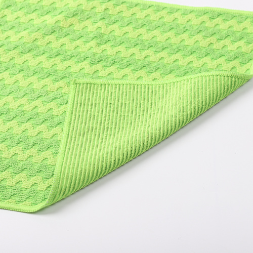 microfiber jacquard weave cleaning cloth