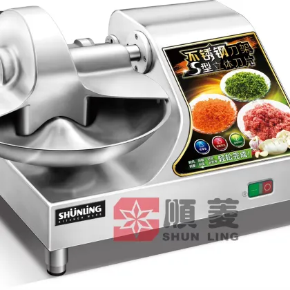 Easy Installation Meat Cutter Bowl Chopper for Restaurant Meat Processing Machinery