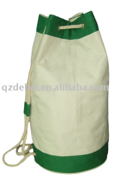 drawstring tote bag