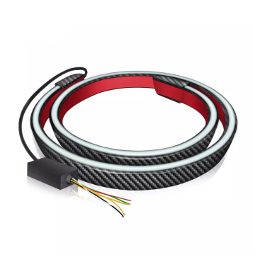 120cm Universal Trunk Spoiler with LED Light Bars for Car