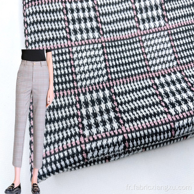 Brocade Jacquard Fabric Coat Tartan Tricoting Tabrics