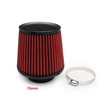 Universal 3" 76mm Car Cold Air Intake Filter Modification Kit