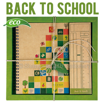 Eco Stationery Cool Notebooks for School Paper Study Kit for Teenagers
