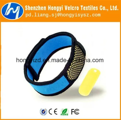 Eco-Friendly Customised Mosquito Repellent Bracelet Velcro