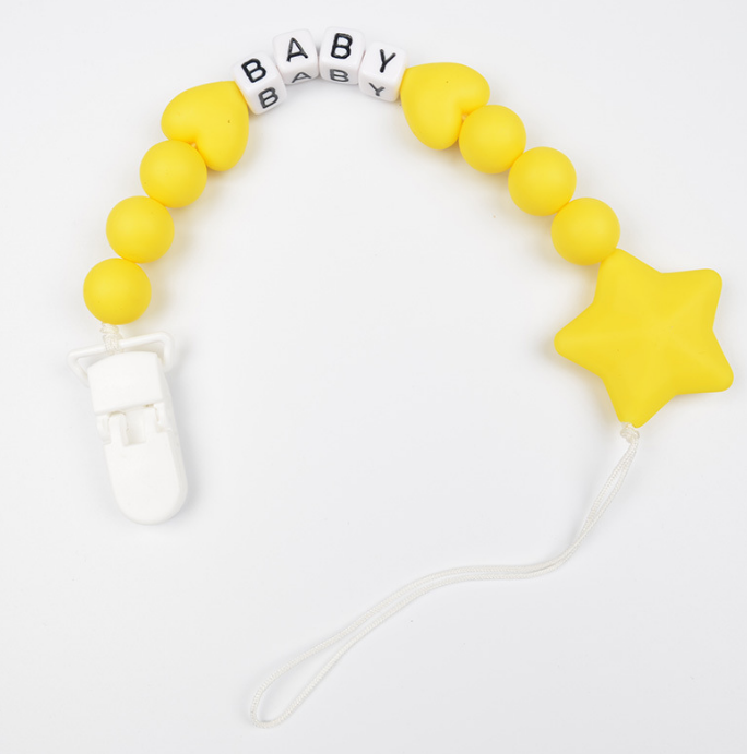 Silicone Baby Pacifier Holder Clip