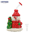 3D Cartoon Dab Rigs with Christmas snowman figure