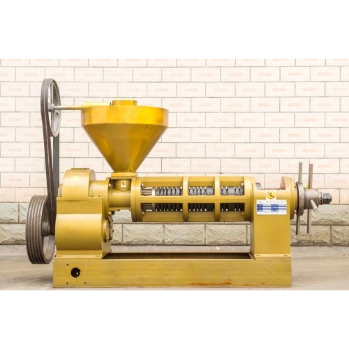 Oil press for soybeans