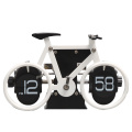 Bike table clock with silent movement