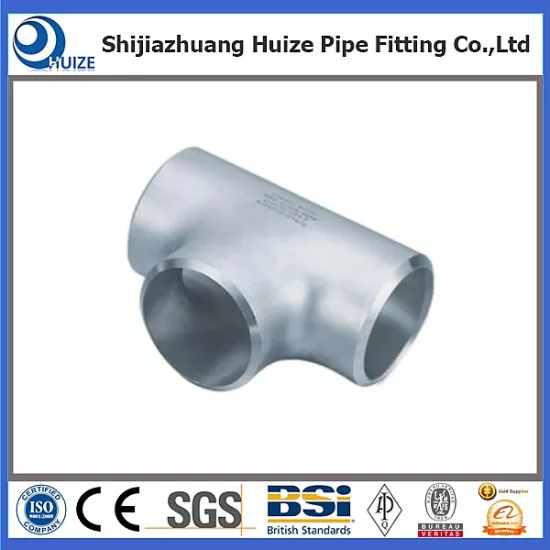 stainless steel tees butt welded fitting