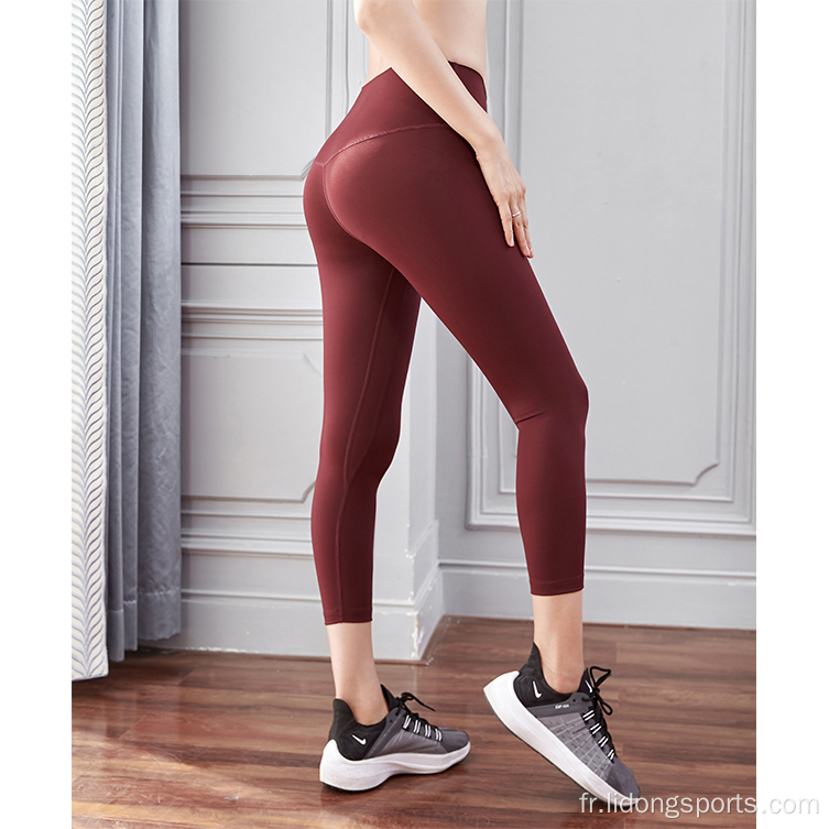 Ensemble de leggings de fitness Yoga Fitness de gym