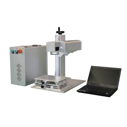 Jinan Portable Fiber Optic TECH Laser Gold 50W Laser Marking Machine