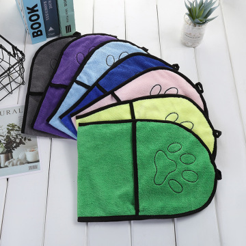 Logo Kartun Borong Tuala Anjing Microfiber - Tuala Pembersihan Rambut Kilang Custom Factory