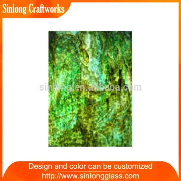 stained glass used for half round church decorative