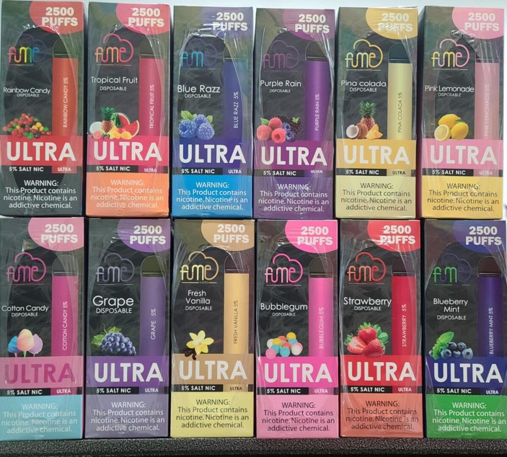 يمكن التخلص من vape fume ultra 2500 Puffs USA