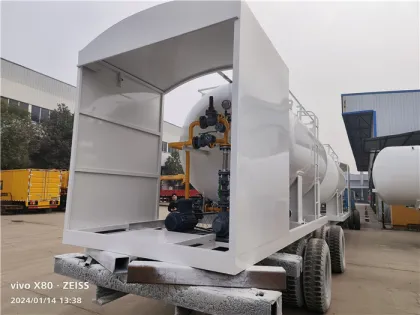 4 tons Mobile LPG Skid Filling Station