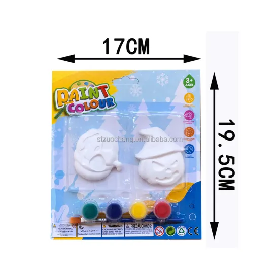 Halloween Themed DIY Plaster Painting Toy Set for Educational and Home Decoration Use