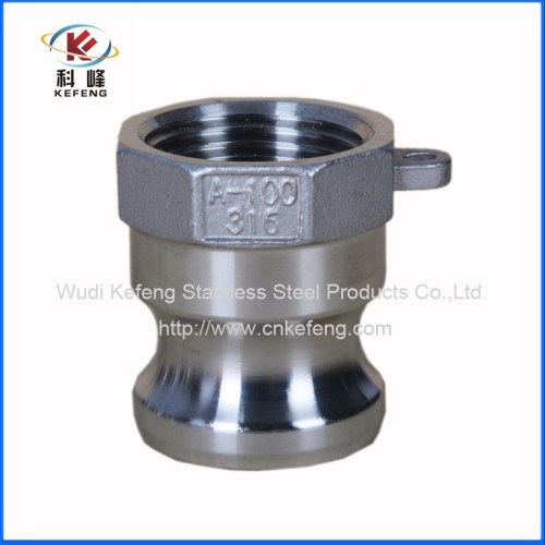 Cam And Groove Coupling, Made Of Aluminium, Brass And 316 Stainless