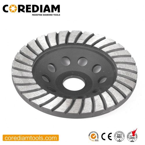 Roda de 5 polegadas Turbo Sinter Cup para pedra