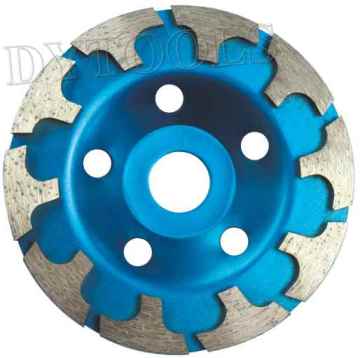 Concrete Diamond T-segment Grinding Cup Wheel