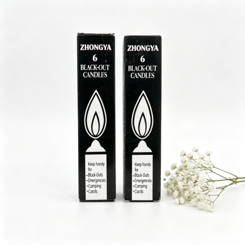 6pcs Black Box Household Lebanon Beirut Candles